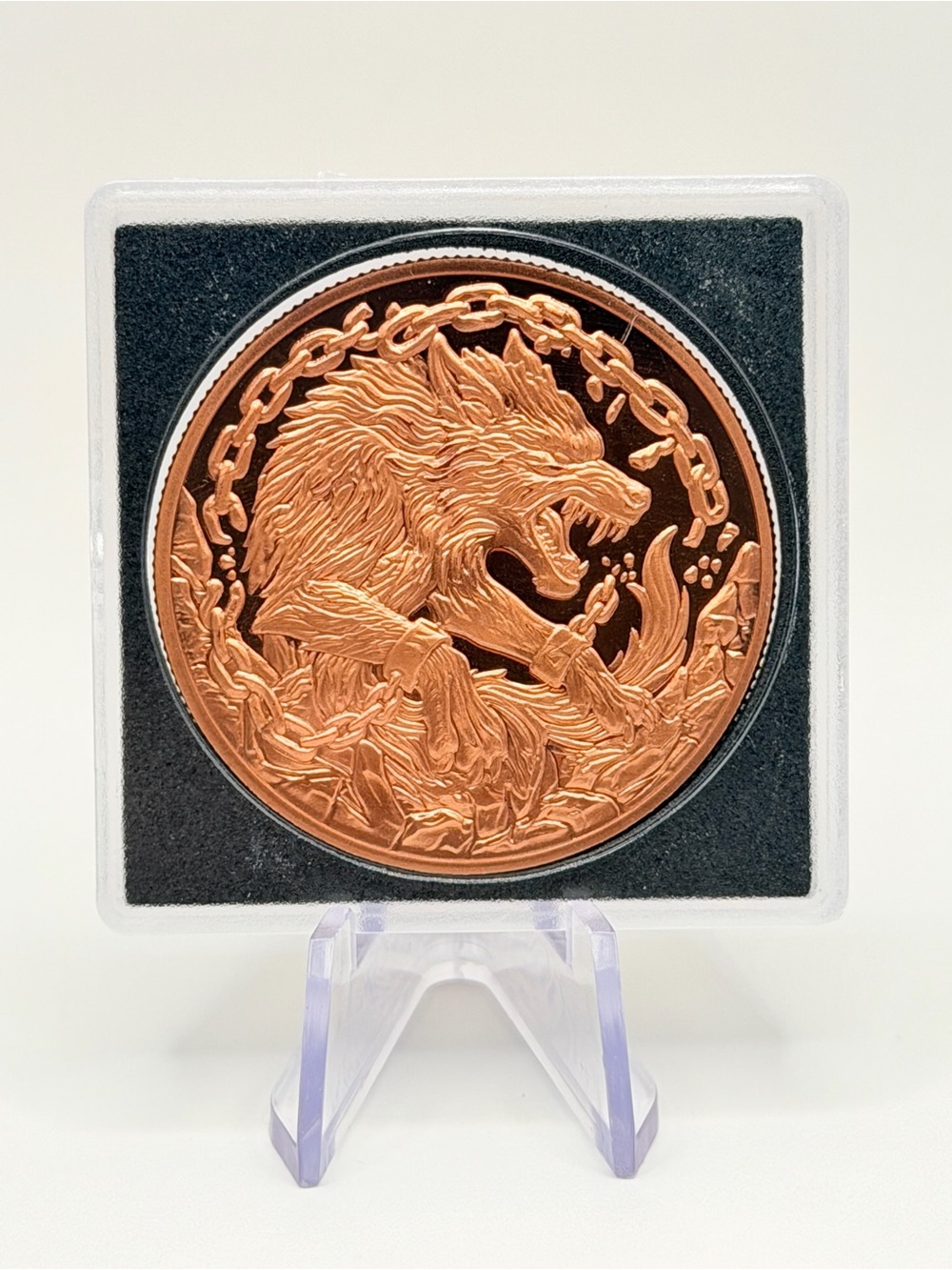 FENRIR THE WORLD BREAKER – 1 TROY OUNCE PURE COPPER ROUND